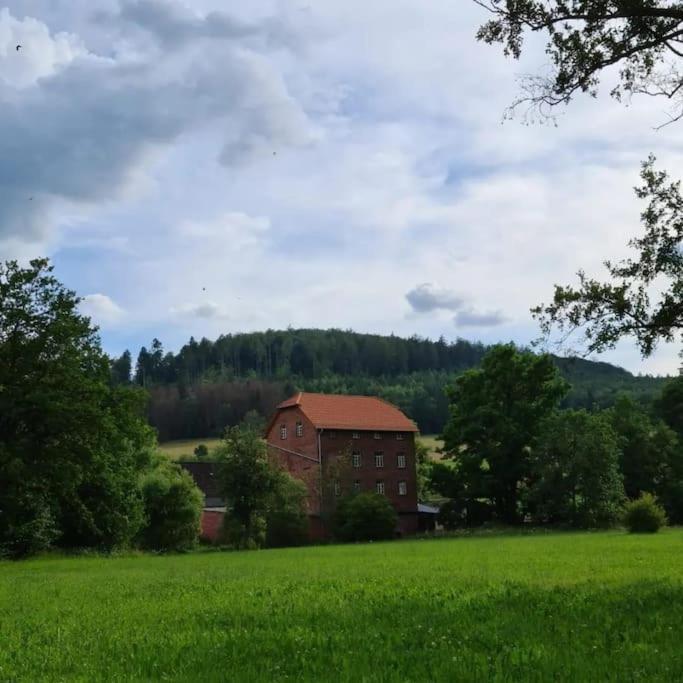 Lindenwohnung An Historischer Muehle Holzhausen  Esterno foto